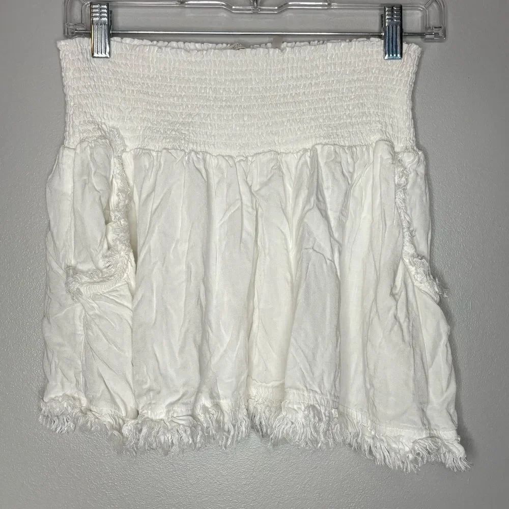 Ramy Brook Frayed Hem Mini Skirt